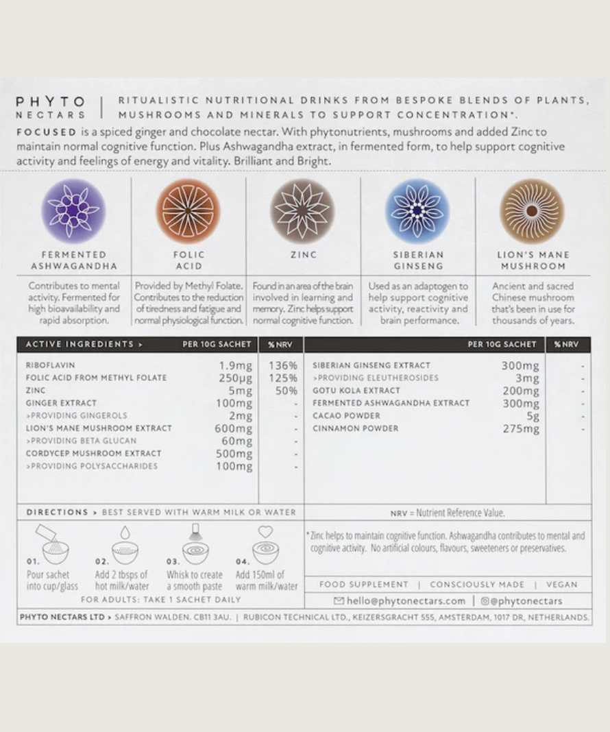 Phyto Nectars: I Am Focused