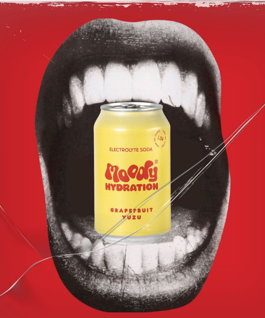 MOODY Electrolyte Soda (Raspberry & Lime) Multipack
