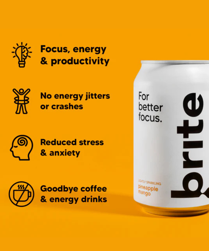 Brite Nootropic (Pineapple and Mango) Multipack