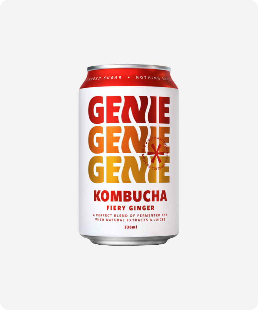 Genie Kombucha (Fiery Ginger) Multipack