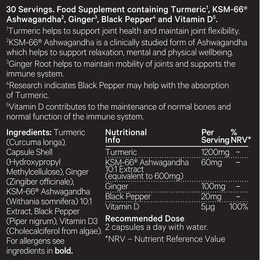 Cannaray Turmeric Capsules 1200mg