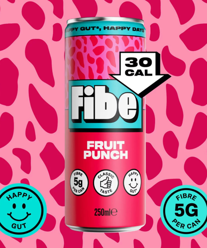 Fibe Prebiotic Soda (Fruit Punch) Multipack