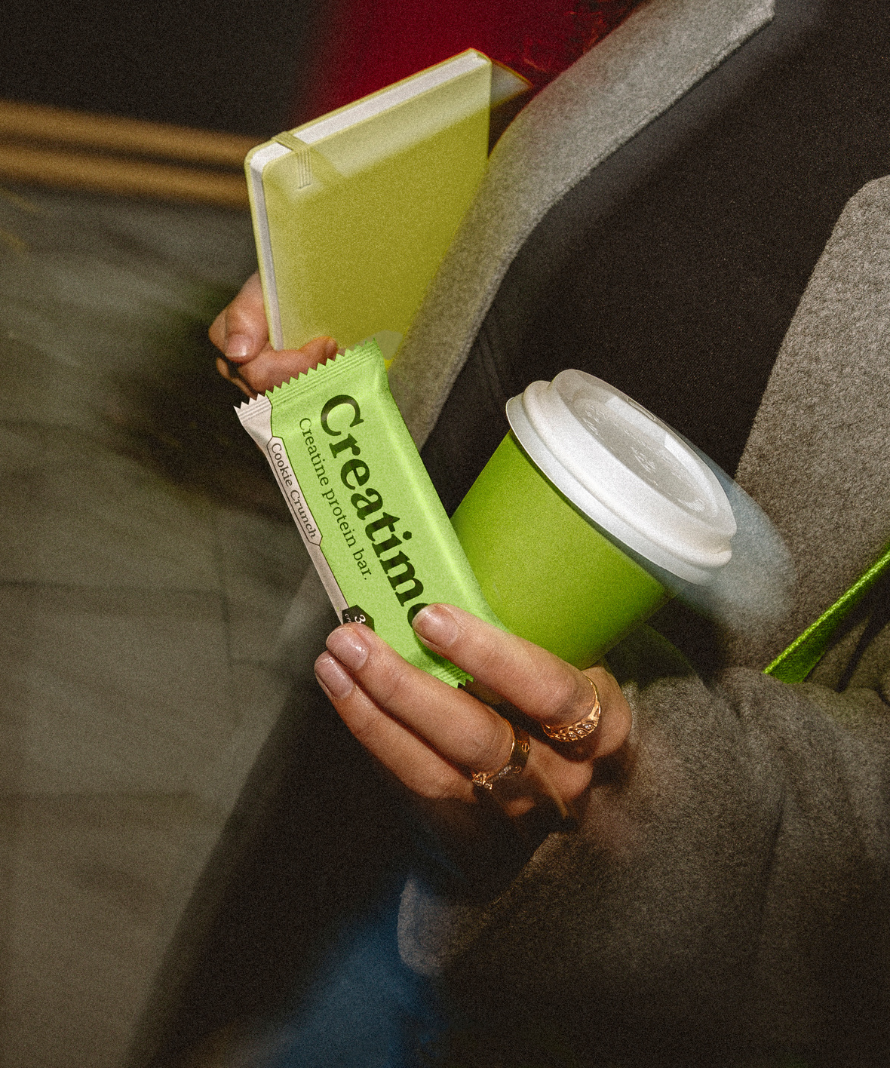 Creatime Creatine & Protein Bar - Creamy Raspberry