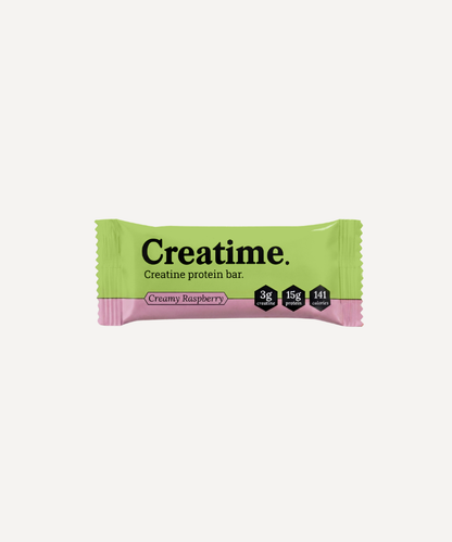 Creatime Creatine & Protein Bar - Creamy Raspberry