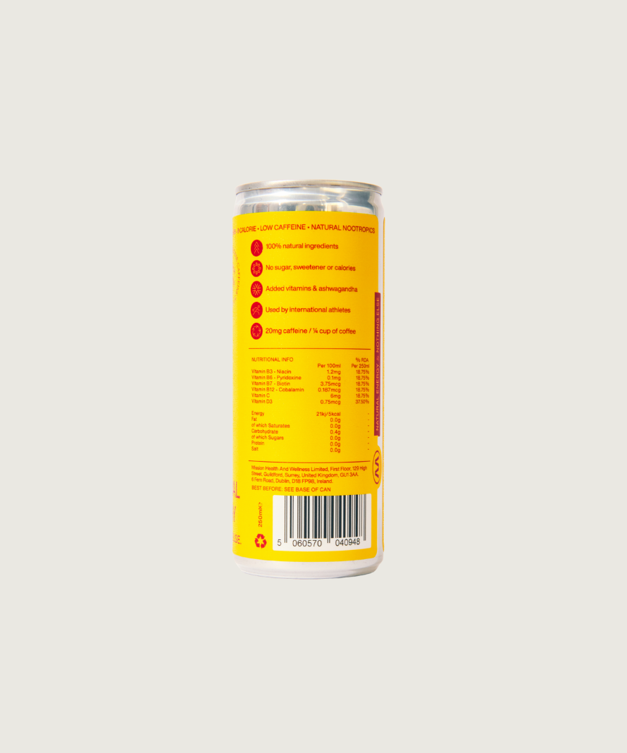 MISSION Natural Energy (Lemon & Ginseng) Multipack