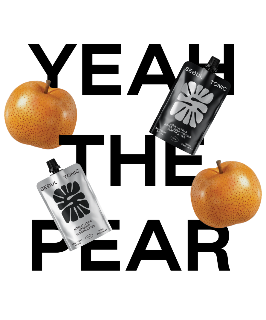Seoul Tonic Post Play' Korean Pear & ACV Electrolyte Tonic (Korean Pear, Ginseng & ACV)