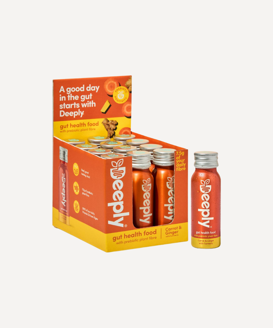 Deeply Prebiotic Fibre Shot (Carrot & Ginger) Multipack