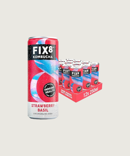 Fix8 Kombucha (Strawberry Basil) Multipack