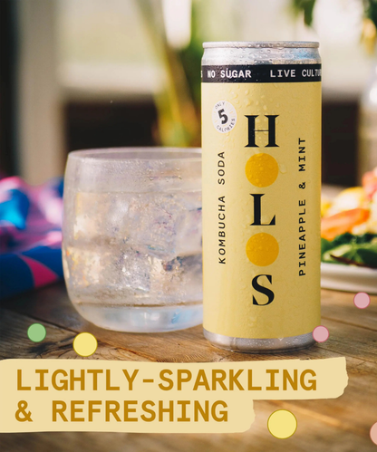 Holos Kombucha Soda (Pineapple & Mint) Multipack