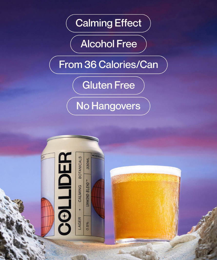 Collider Mood-Enhancing Non-Alcoholic (0.5%) Lager
