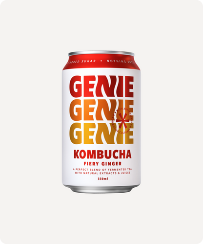 Genie Kombucha (Fiery Ginger) Multipack