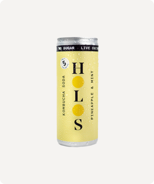 Holos Kombucha Soda (Pineapple & Mint) Multipack