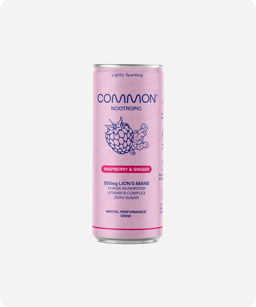COMMON Nootropic (Lion’s Mane Raspberry and Ginger)