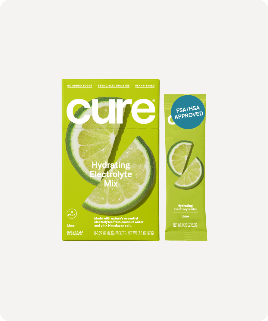 Cure Hydration Lime Electrolyte Mix (x8)