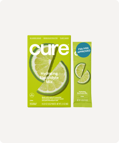 Cure Hydration Lime Electrolyte Mix (x8)