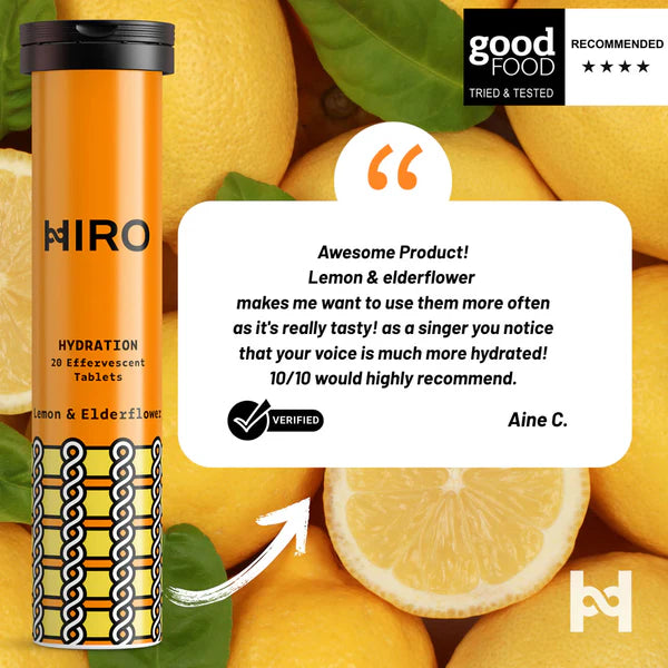 Hiro Hydration Tablets (Lemon & Elderflower)