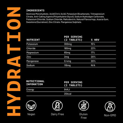 Hiro Hydration Tablets (Lemon & Elderflower)