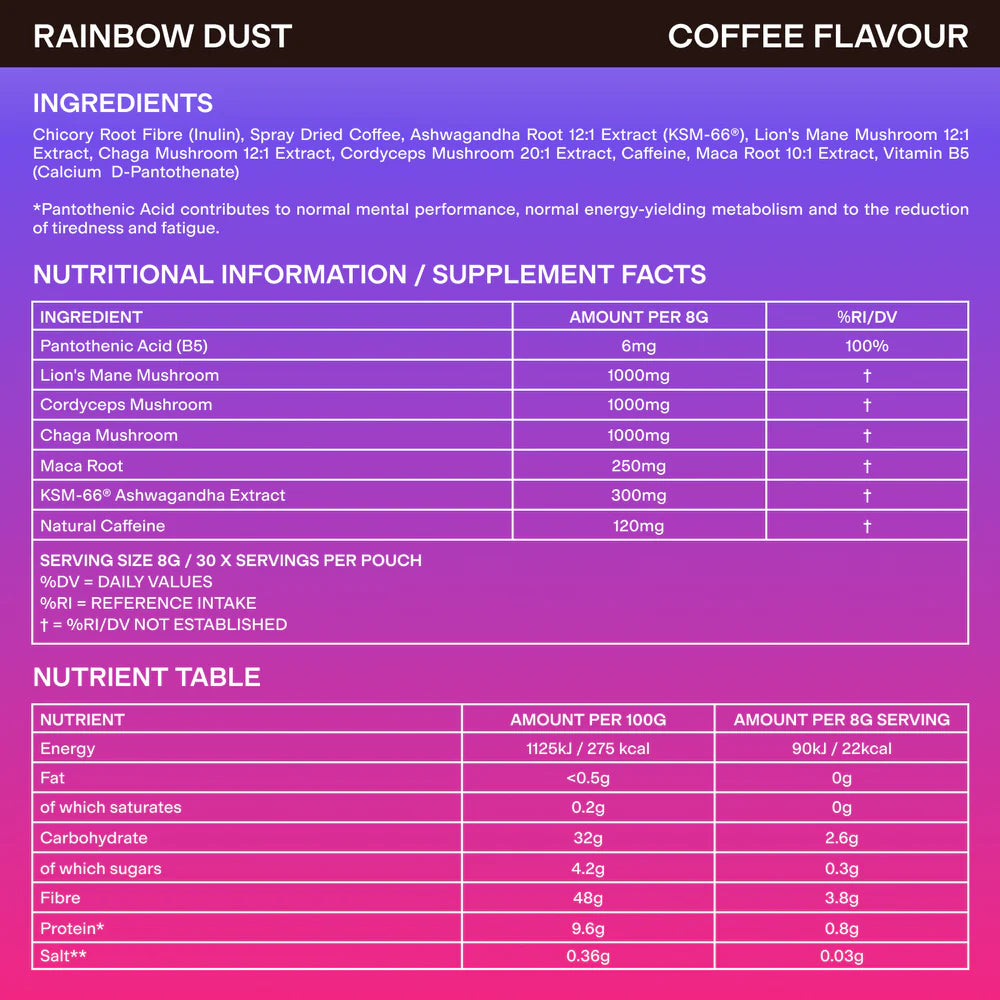 Spacegoods Rainbow Dust Coffee