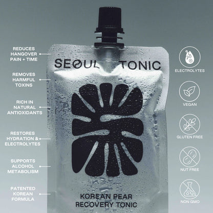 Seoul Tonic Pre Play' Korean Pear Electrolyte Tonic (Korean Pear  & Ginseng)