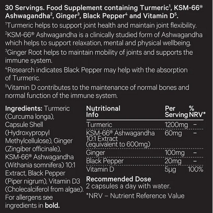 Cannaray Turmeric Capsules 1200mg